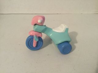 Vintage Fisher Price Loving Family Dollhouse Tricycle Trike 2