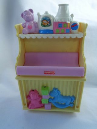 2007 Mattel Fisher Price Loving Family Dollhouse Baby Nursery Light - Up Musical