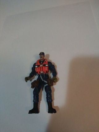 Rescue Action Figure Toy Coast Guard Look A Like Guy Blue Orange