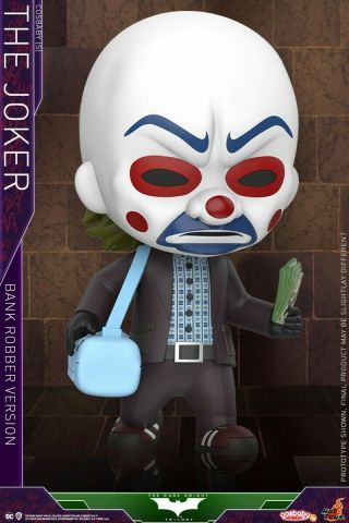 Hot Toys The Dark Knight Trilody Joker Bank Robber Ver.  Cosbaby Figure Cosb678