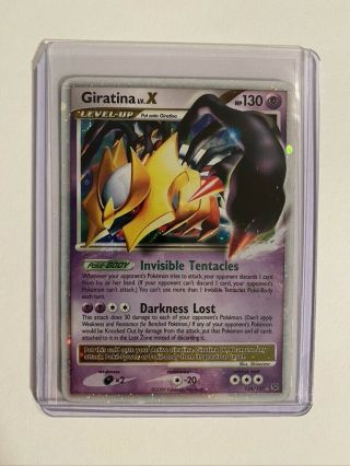 Giratina X - Platinum - 124/127 - Holo Rare - Pokémon Card - Unlimited Ed - Ex