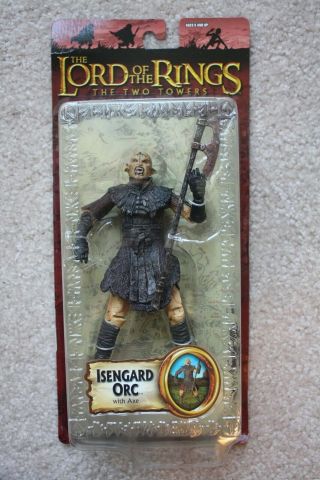 Isengard Orc Action Figure,  Lord Of The Rings,  Two Towers,  Lotr