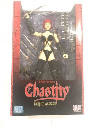 Eternal Toys 1999 Chaos Comics Chastity Vampire Assassin 12 " Action Figure Mib