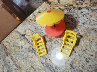 Vintage Fisher Price Little People Outdoor Set Of 3