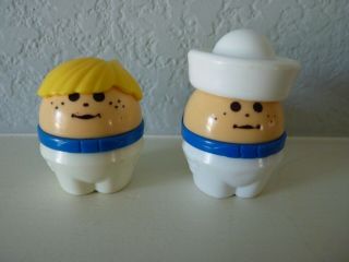 Vintage Little Tikes Toddle Tots Chunky People Sailors Set Of (2)