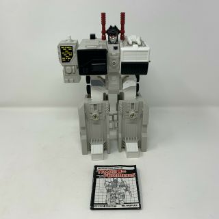 Vintage G1 Transformers Metroplex City Generation One With Instructions Loose