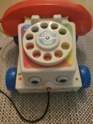 Fisher Price Chatter Phone Classic Pull Toy 2009 2