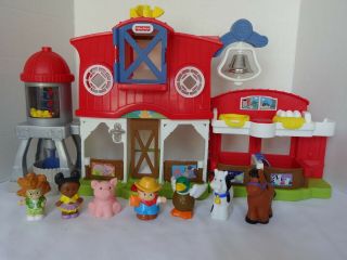 Fisher - Price Little People Caring For Animals Farm Playset With 7 Figures