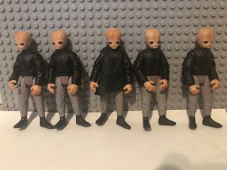 Kenner:star Wars Power Of The Force Cantina Band Member X5