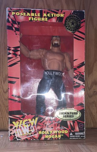 Wcw Nwo Signature Series Hollywood Hulk Hogan 12 " Poseable Figure Vintage