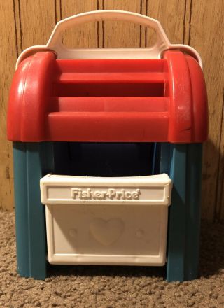 Vintage 1989 Fisher Price Sort Stack Mailbox Division Of The Quaker Oats Co.