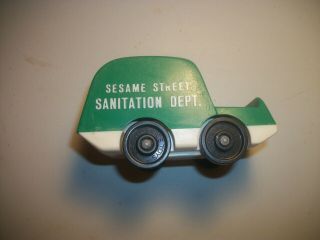 Vintage Fisher Price Little People Sesame Street Sanitation Truck