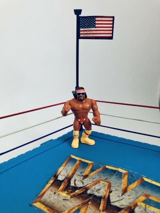 WWF Macho Man Randy Savage Figure Hasbro 1990 Series 1 3