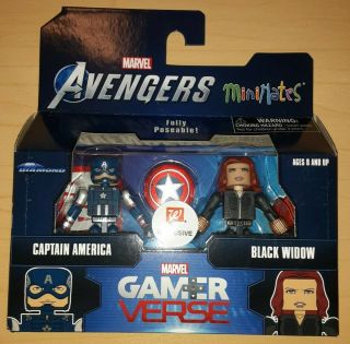 Minimates Marvel Gamer Verse " Captain America And Black Widow "