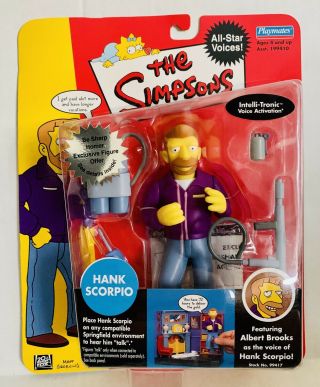 The Simpsons World Of Springfield Hank Scorpio Interactive Figure Playmates 2003