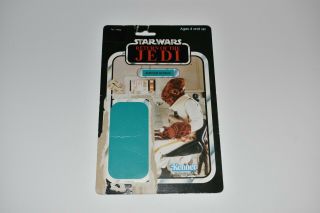 Vintage Star Wars Rotj 1983 Admiral Ackbar 65 Card Back Only