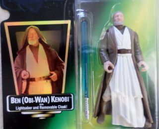 Vtg Star Wars Power Of The Force Ben Obi - Wan Kenobi Action Figure 1997 Kenner