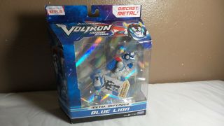 2017 Voltron Diecast Metal Defender Blue Lion In Package