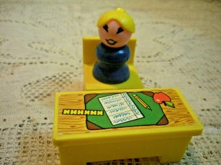 Vintage Fisher Price Little People Play Family Teacher 