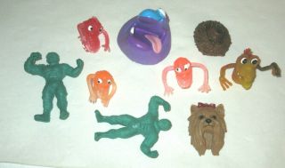 Finger Puppets Monsters Mummys Dogs Jiggle x9 good Halloween give a ways 2
