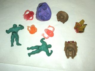 Finger Puppets Monsters Mummys Dogs Jiggle x9 good Halloween give a ways 3