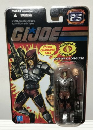 Zartan Master Of Disguise G.  I.  Joe Cobra 25th Anniversary Foil 2