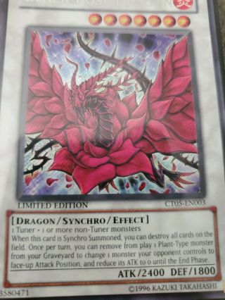 Black Rose Dragon - Ct05 - En003 - Secret Rare Collector 