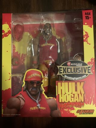 Wwe Ringside Collectibles Storm Hollywood Hulk Hogan “ Red Hulkamania”