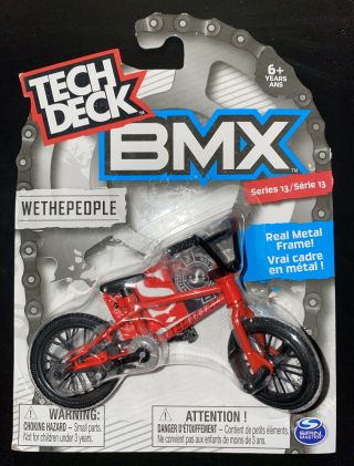 Tech Deck Bmx Finger Bikes Series 13 July 2020 Release.  We The People.  Red