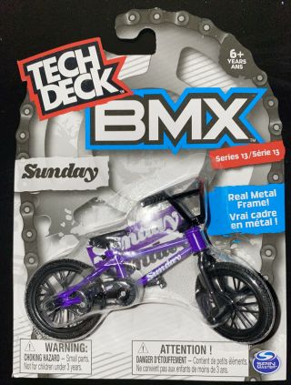 Tech Deck Bmx Finger Bikes Series 13 July 2020 Release Sunday Purple