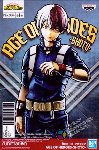 My Hero Academia: Shoto Todoroki Figure Age Of Heroes Vol.  4 Banpresto