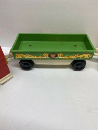 Vintage Fisher Price Little People Circus Train 991 No People Or Animals,  Great 3