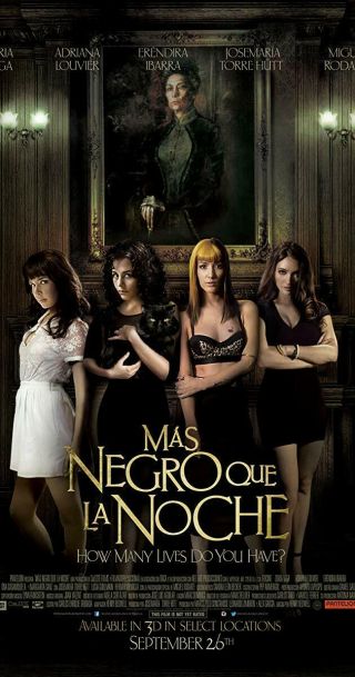 Mas Negro Que La Noche Dvd Spanish Latin Blacker Than Night Zuria Vega Horror