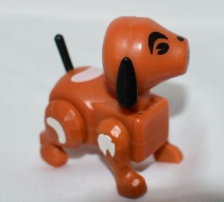 Fisher - Price Little People Vintage Farm Animal Spotted Dog W/ Tail Hong Kong
