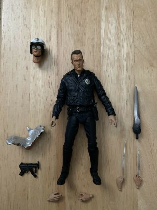 Neca Terminator 2 - T - 1000 Motorcycle Cop Figure