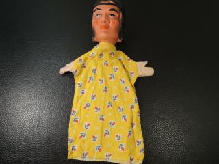 Germany Theater Hand Puppet Custom Made Marionette Doll Rubber/vinyl Head/textil