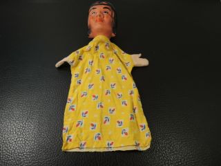 Germany Theater Hand Puppet Custom Made Marionette Doll Rubber/Vinyl Head/Textil 3