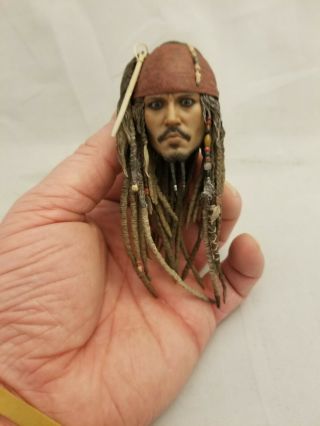 Hot Toys Dx06 Jack Sparrow Pirates Of The Caribbean 1/6th Scale Headsculpt