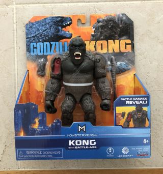 Godzilla Vs Kong Battle Axe Monsterverse Playmates Kaiju Figure Rare B Toho