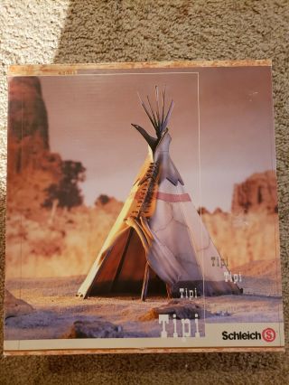 Schleich Tipi Wild West Indians Nib 42011 Nos