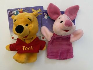 Disney Winnie The Pooh Hand Puppets Set Of 2 Pooh Bear And Piglet