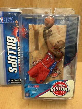 2006 Chauncey Billups Detroit Pistons (red Jersey) Mcfarlane Toys Series 11