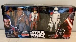 Rare Star Wars The Force Awakens 12 " Action Figure Box Set Target Exclusive