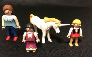 Playmobil Animal Figure Unicorn White Fairytale Fairy With People