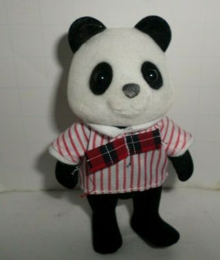 Calico Critters Sylvanian Families Wilder Panda Dad Father With No Pants