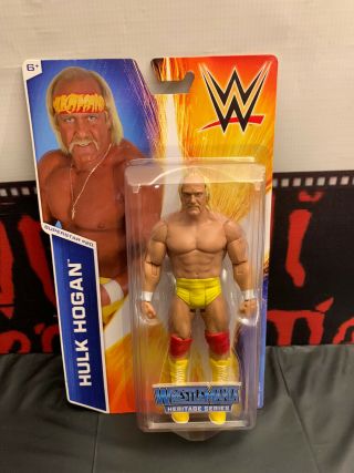 Wwe Mattel Basic Hulk Hogan Wrestlemania 2 Heritage Series Figure Wwf Flashback