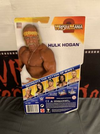 WWE Mattel Basic Hulk Hogan Wrestlemania 2 Heritage Series Figure WWF Flashback 2