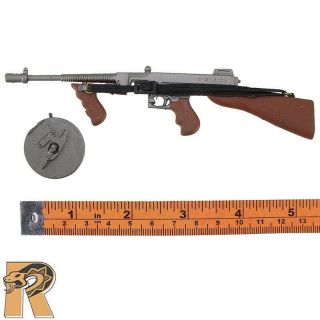 Usmc Raider - Thompson Submachine Gun - 1/6 Scale - 21 Toys Action Figures