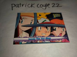 Topps Pokemon The Movie 2000 Card 36 Inside The Air - Ship Nm