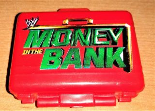 Wwe Mattel Elite Money In The Bank Red Briefcase -